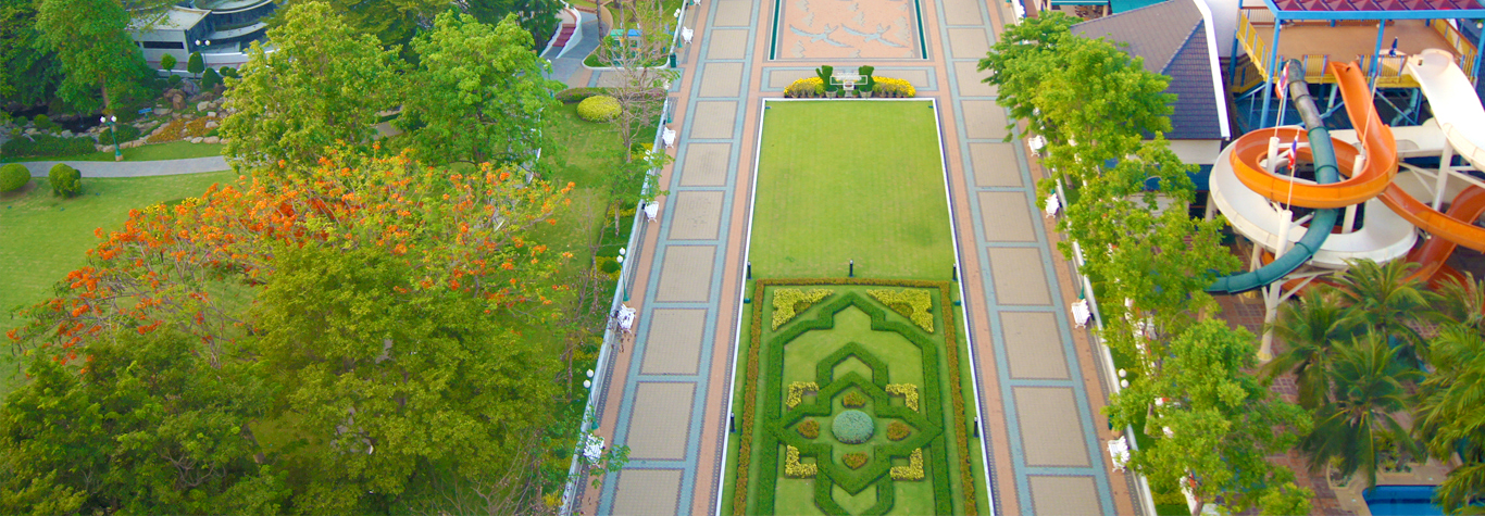 สวนลายไทย หอคอยบรรหาร-แจ่มใส สุพรรณบุรี